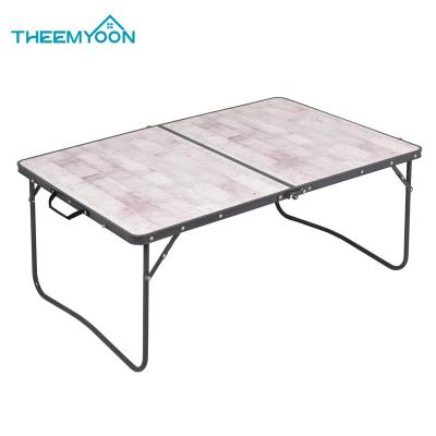 China Wholesale Large Contemporary Portable Outdoor Camping Bed Tray Foldable Laptop Desk Aluminum Alloy Computer Table for sale