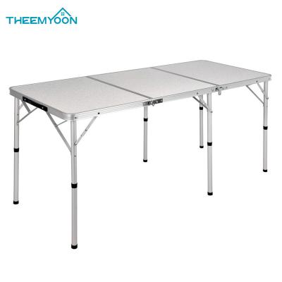 China Contemporary Camping Folding MDF 1.5m Picnic Folding Table Aluminum Lightweight Outdoor Furniture Foldable for sale