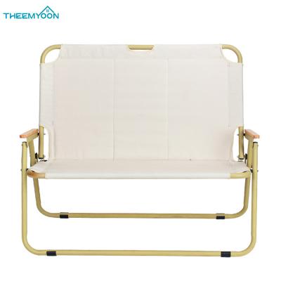 China Portable Folding Beach Chair Leisure Double Convenient Easy-Carry Lazy Back Chair For Outdoor Camping for sale