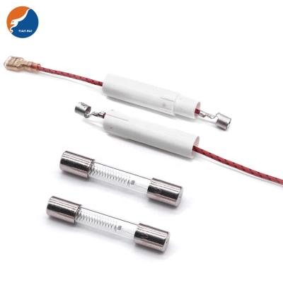 China TUV Microwave Oven 5kV High Voltage Fuse Holder For 6.5*40mm 6.5x40mm Microwave Oven Fuse Holder Glass Fuse Box 6x40mm for sale