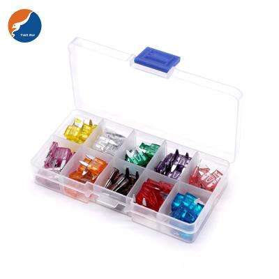 China Automotive Super Mini Micro Medium Standard Plug In Blade Fuse Assortment Set Kit For Automotive Car Automobile for sale