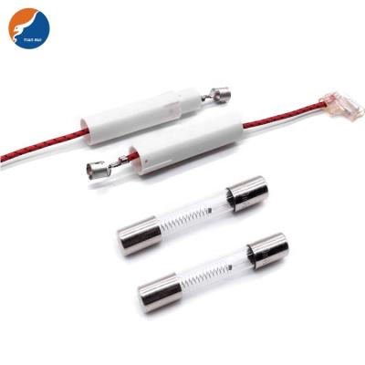 China Microwave Oven Fuse 650mA 0.65A 700mA 0.7A 6X40 Glass Tube Melting 5KV 5000V High Voltage Fuse For Microwave Oven for sale