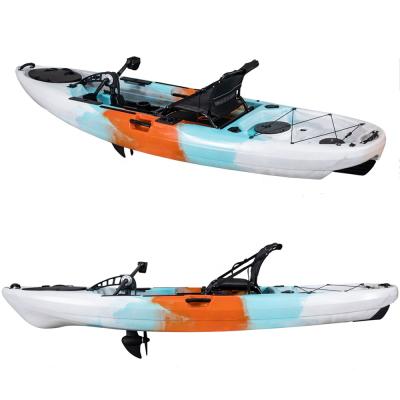 China LLDPE LSF 10ft Foot Pedal Kayak with Seat and Fishing Accessories with Pedal Control for sale