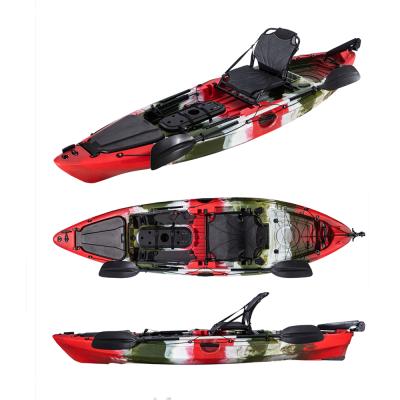 China LLDPE HULL for Fishing Kayak Wholesale Sea Angler Fishing Kayak 10ft Kayak Fishing Foot Paddle for sale