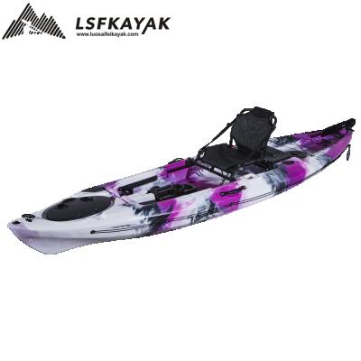 China KAYAK LDPE LSF Single Seat Fishing Kayak Rowing Kayak LSF-19 for sale