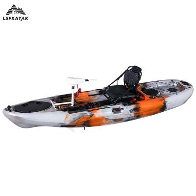 China Touring the new design kayak kayak with motor/electric fishing trolling kayak/single fishing kayak with motor for sale