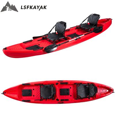 China Fishing plastic sit on top two person kayak wholesale in china for sale