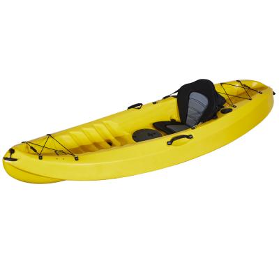 China Fishing Factory Wholesale Cheap Single Person Recreation Plastic Fishing Kayak for sale