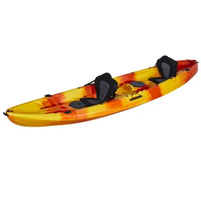 China Outdoor Events 2+1 Family Boats Factory Price Plastic Fishing Kayak Canoe For Guided Kayak 2 Year 3.1 - 4m 32-33kgs 250kgs NC ; ZHE LLDPE for sale