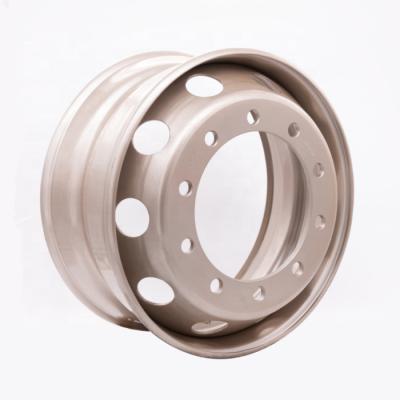 China Best Selling Steel Truck Parts Rim Tubeless Steel Wheels And Rims For Heavy Duty Truck for sale