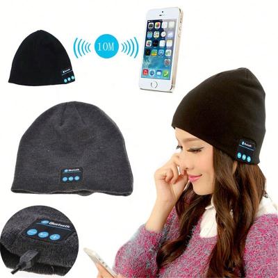 China COMMON Headphone Knit Beanie Knit Wireless Winter Hat Beanie Headphone Speaker Hat Cap for sale