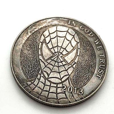 China Europe spiderman commemorative coin old spider-man coins american silver custom metal collection for sale