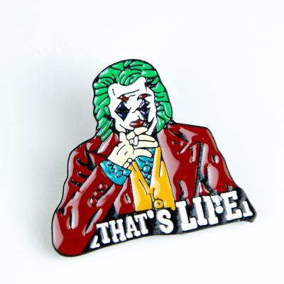 China Cartoon Clown Color Metal Customized Metal Badge Enamel Pins for sale