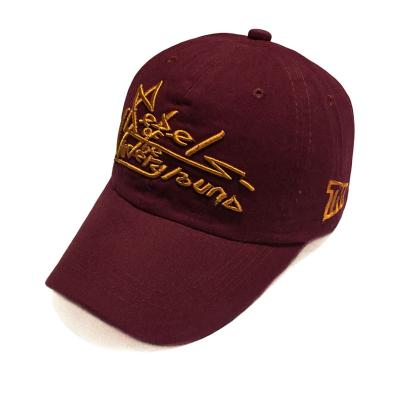 China JOINT Hopeful 100% Cotton Baseball Cap Hats Custom Embroidered Logo Hats Baseball Cap for sale