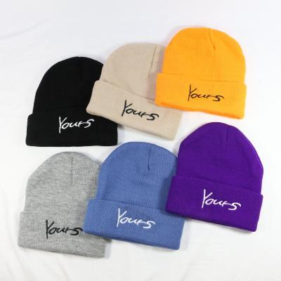 China COMMON Beanie Hats Custom Logo For Men Knitted Hats Winter Warm Beanies Hats Custom for sale