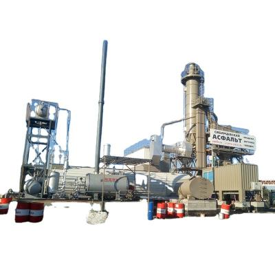 China Construction worksÂ   LB1000 Mobile Asphalt Mixing Plant 270kw Asphalt Concrete Mixer for sale