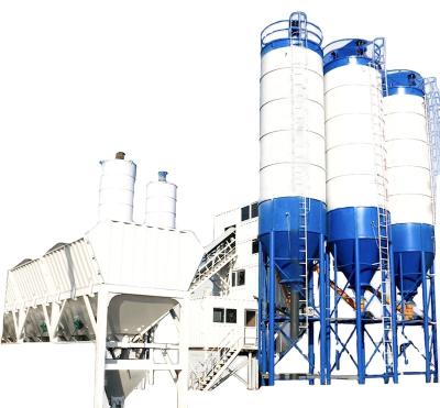 China Mobile Concrete Mixing Plant 75m3 Mobile Concrete Batching Plant HZS75 for sale