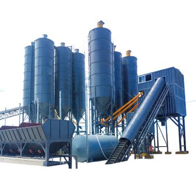 China Construction worksÂ   60m3/h Stationary Concrete Mixing Batching Plant HZS60 Cement Mixing Plant for sale