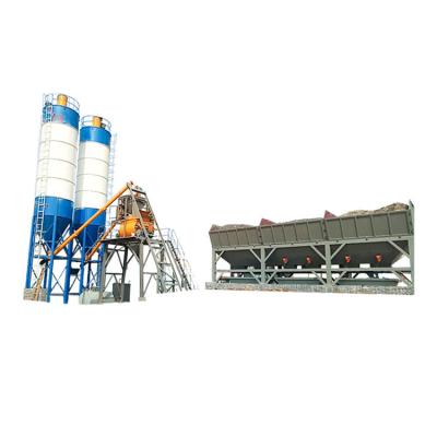 China Construction worksÂ   HZS50 Concrete Batching Cooling System Mini Concrete Plant Machine 50m3/h Concrete Batch Plant for sale