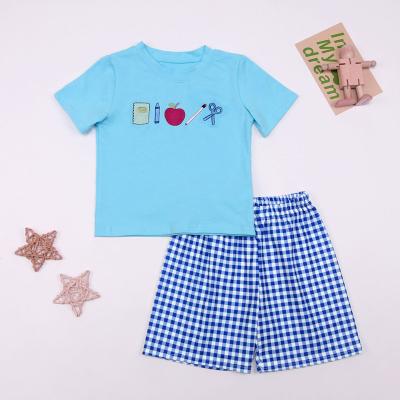 China Breathable 2023 New Next Two Piece Back School Knit Cotton Set Equipment Summer Products for sale