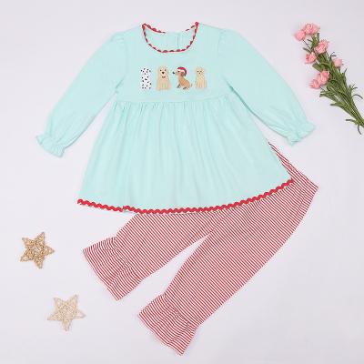 China New Breathable Christmas Design Kids Outfit Baby Clothes Winter Clothes For Kids for sale