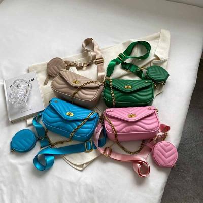 China High Quality Brand Bags Handbags New Brand Luxury Ladies Hand Bags 2 IN 1 Women Handbags Set Pu Leather Mini Purses And Handbags for sale