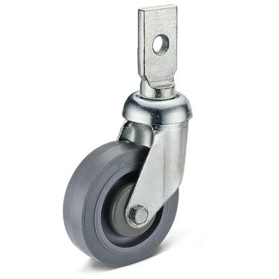 China Other Swivel Seating Caster 4 Inch 5 Inch TPR Solid Caster With PP Core For Shopping Cart Te koop