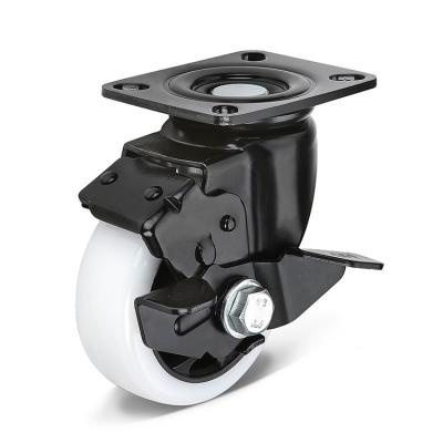 중국 PIVOT Wbd 3/4/5/6 Inch PP Caster Side Wheel Medium Cut Polypropylene Industrial Casters For Factory Suppliers 판매용