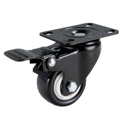 China Others Industrial Light Duty Casters Wheels With Brake No Noise Locking Caster Wheels Te koop