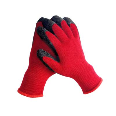 China Daily Work /Manufacturing 10G Polycotton Knit Assembly Work Latex Coated Construction Hand Gloves for sale