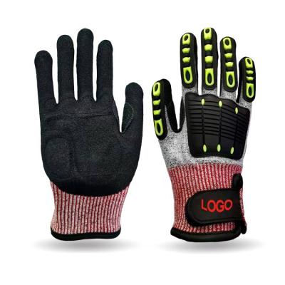 China Labor Safety High Performance Work Gloves TPR Anti Cut Liner Safety Gloves For Impact Protection for sale