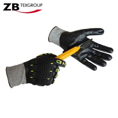 China Work Safety High Performance Work Gloves Safety Anti Cut TPR Gloves For Impact Protection Cut Level 5 Work Gloves for sale