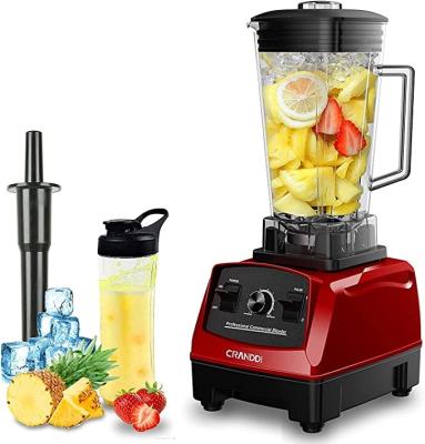 China CRANDDI Motor Pure Copper Blenders and Commercial Juicer Commercial Smoothie Blender with Self-cleaning for sale