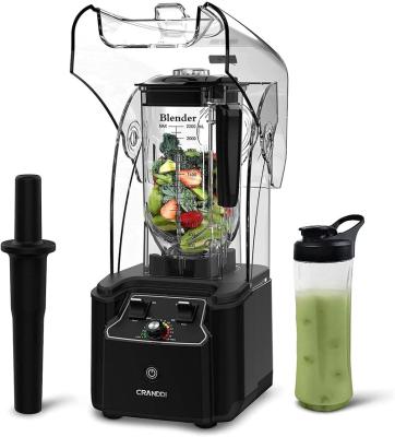 China CRANDDI Blender Multi-Function Quiet Smoothie Blender Professional Healthy Blender Black for sale