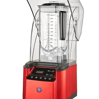 China CRANDDI Multifunctional Quiet Commercial Blender With Removable Shield Professional Countertop Blender RED for sale