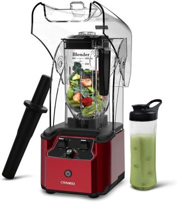 China CRANDDI Multifunctional Frozen Fruit Smoothie Blender 2200W Professional Blender with Healthy Cover for sale