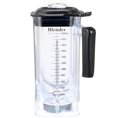 China Hotel CRANDDI Replacement Pitcher Pot 2200ml Blender Cup With 3D K90 Long Blades Set for sale