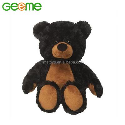 China For Promo Stuffed Promo Cuddle Black Bear With Custom T-Shirt for sale