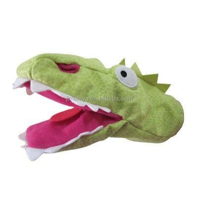 China Toy For Promo JM8130 Plush Hand Puppet Crocodile Shaped Toy for sale