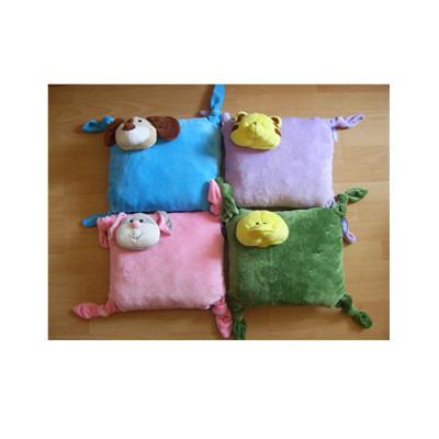 China With Animal Head Design JM7076 Stuffed Animal Plush Toy Cushion For Kids for sale