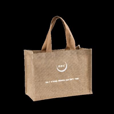 China Eco-Friendly and Economical Customize Eco-friendly Burlap Tote Sack Bag Custom Cotton Returning and Tote Shopping Burlap Bag for sale