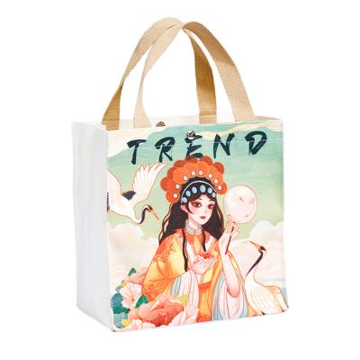 China Reusable and Eco-Friendly Printing Custom Reusable and Eco-Friendly Custom Logo Hessian Bag Jute Beach Heavy Duty Tote Bag Eco-Friendly and Economical for sale