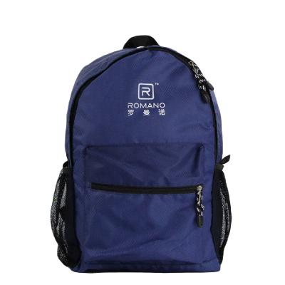 China Wholesale Waterproof Multi-Functional Storage Schoolbag School Laptop Bag Travel Folding Backpack Polyester Portable Reusable for sale