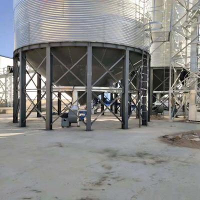 China Grain silo storage hopper grain bottom bins and 1000 tons steel bottom grain silo hopper for sale for sale