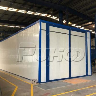 China High Efficiency Puhua Brand Sand Blasting Room, Sand Blasting Device Sand Blasting Cabinet for sale