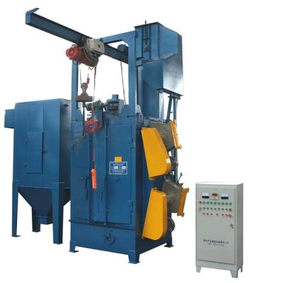 China Hotels Q37/Q3710 hook shot blasting machine with steel shot/hanger shot blasting machine price for sale