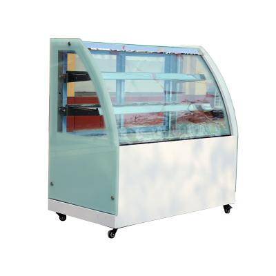 China Single-temperature Cake Display Refrigerator Showcase Refrigerator Commercial Cake Showcase Display Fan Cooling for sale