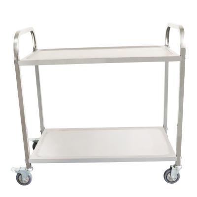 China Hotel Used Food Service Cart Hotel And Restaurant Cart Stainless Steel Dining Carts for sale