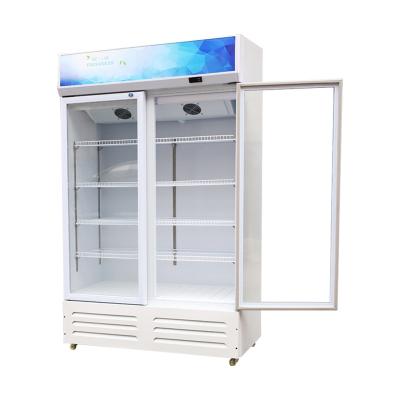 China Commercial Vertical Single-temperature Fridge Cabinet Fruit Supermarket Fridge Freezer For Display Cooler for sale