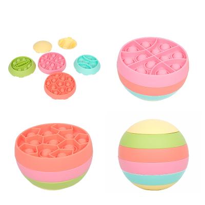 China Relieve Amazon Toy Set Silicone Stress Stress Balls Hot Selling Fidget Toys For Children for sale